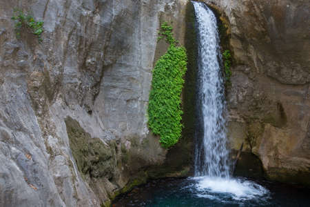 Sapadere Canyon and waterfall. の写真素材