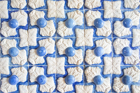 old tile collected ornament Backgroundの写真素材