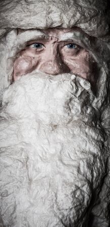 Portrait of toy Santa Clausの写真素材