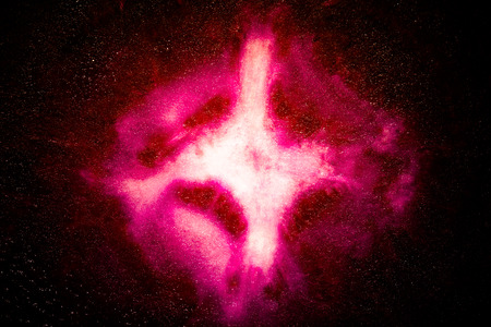 The cut of red beet. Background. Toned.