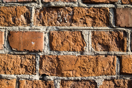 Wall of red bricks. Background.の写真素材