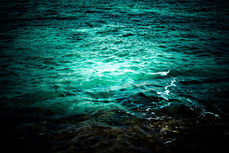 Endless blue sea. Beautiful nature. Toned.の写真素材