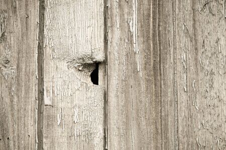 The old wooden houses painted wall. Closeup view. Selective focus. Toned.の写真素材