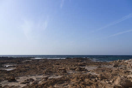 Beautiful sea landscape on a Cyprus.
