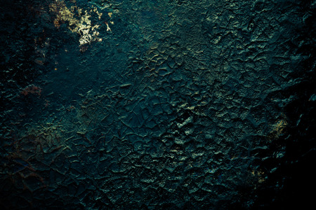 The bottom of the old cast-iron frying pan. Toned.の写真素材