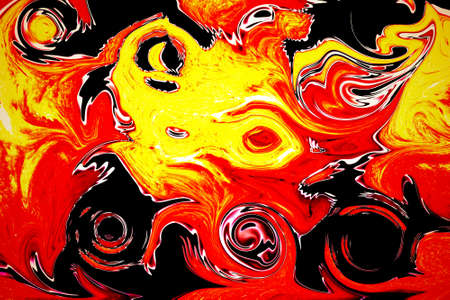 Colorful abstract drawing - background is partially blurred. Toned.の写真素材