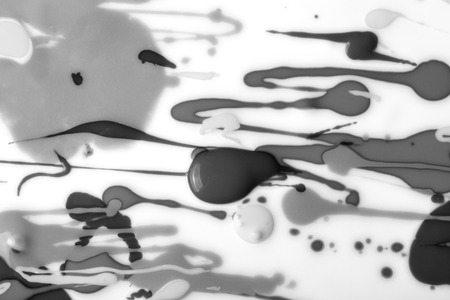 Surface of homemade bright mousse cake with mirror glaze. Selective focus. Toned.の写真素材