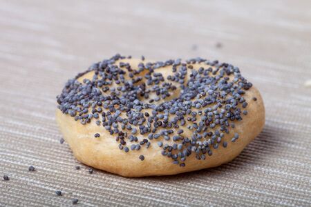 Traditional russian teabread "sushki" on a light background.の写真素材