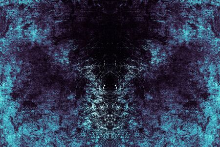Winter in the forest. Fantasy art processing of photos for a collage. Toned.