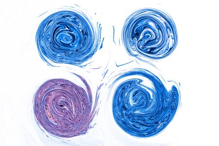 Colorful abstract drawing - background is partially blurred. Toned.