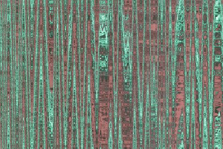 Abstract color patterns on a dirty retro texture. Toned.
