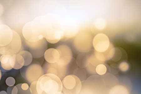 Abstract bokeh festive background with defocused lightsの写真素材