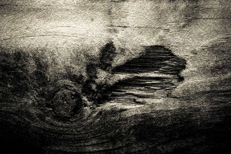 Wooden burned rustic texture for background. Rough weathered wooden board. Toned.の写真素材