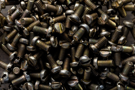 Much of screws for textured background.の写真素材