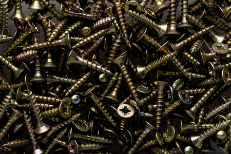 Much of screws for textured background.の写真素材