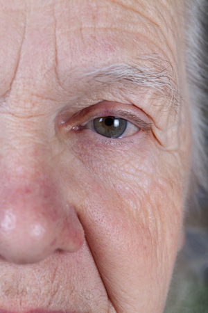 Portrait of elderly woman. Closeup view.の写真素材