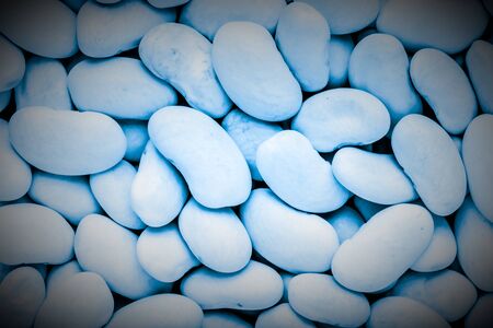 Beans texture close up for background. Toned.
