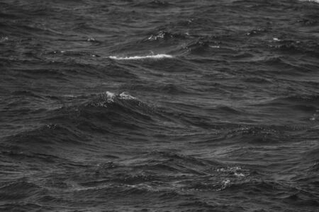 Blue water on the surface of the Pacific Ocean. Natural background. Toned.の写真素材