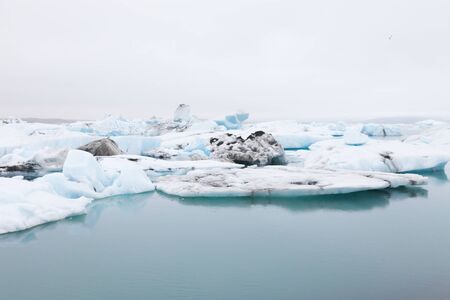 Iceberg lagoon jokulsarlon on the south of Iceland.