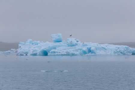 Iceberg lagoon jokulsarlon on the south of Iceland.