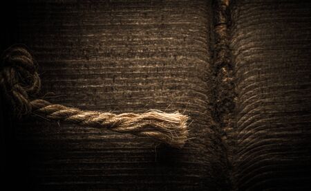 Surface of old textured wooden board for background. Toned.の写真素材