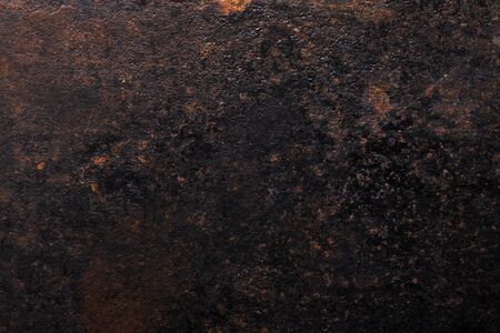 Abstract pattern of rust on old metal textured surface for background.の写真素材
