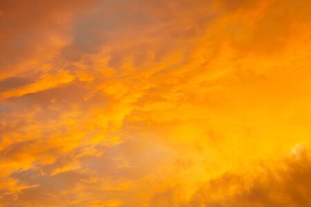 Beautiful colored clouds on the natural background of the sky. Toned.