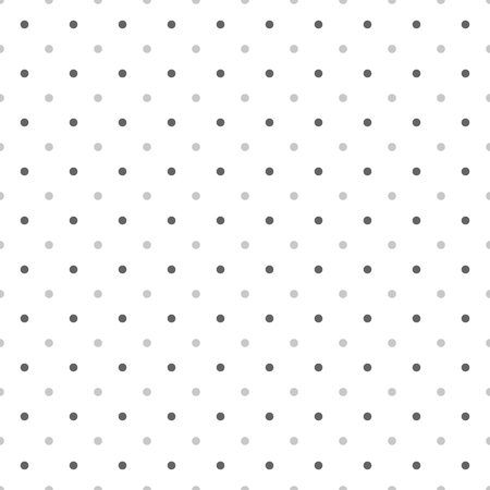 Dot pattern seamless white and gray colors. Dot abstract background vector.のイラスト素材