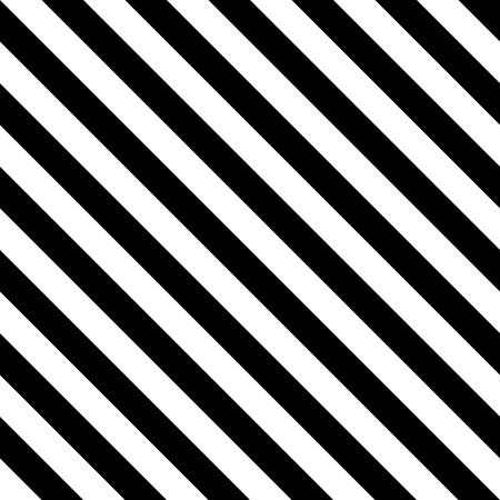 Stripe pattern seamless black and white colors. Diagonal stripe abstract background vector.のイラスト素材