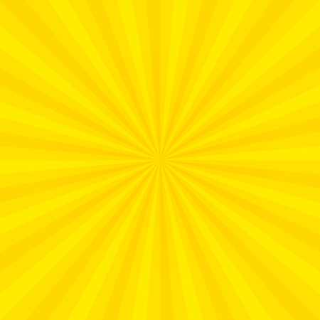 Sun rays, sunburst, light rays, sunbeam background abstract yellow and orange colors summer season.のイラスト素材