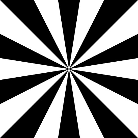 Sun rays, sunburst, light rays, sunbeam background abstract black and white colors summer season.のイラスト素材