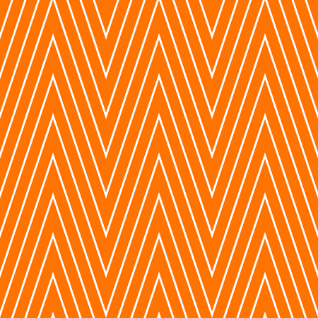 Pattern stripe seamless orange and white colors. Wave stripe abstract background vector.のイラスト素材