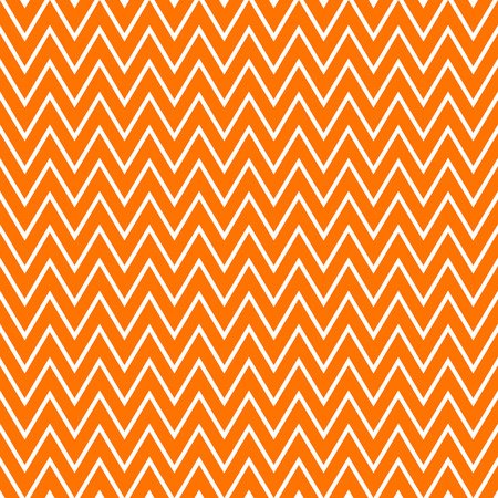 Pattern stripe seamless orange and white colors. Wave stripe abstract background vector.のイラスト素材