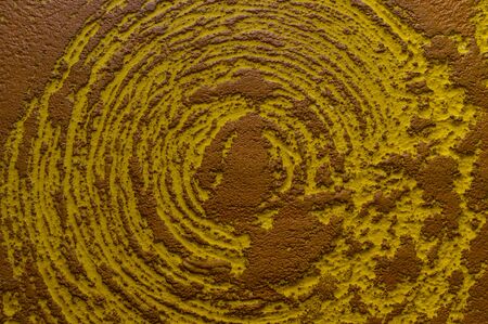 Decorative stucco background with abstract circles.