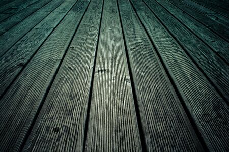 Wood plank floor in detail close up