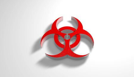 3d illustration biohazard signの写真素材