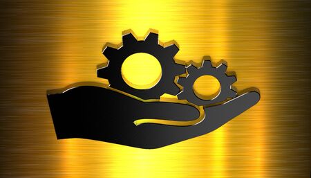 3D illustration technical support icon. Business concept.の写真素材