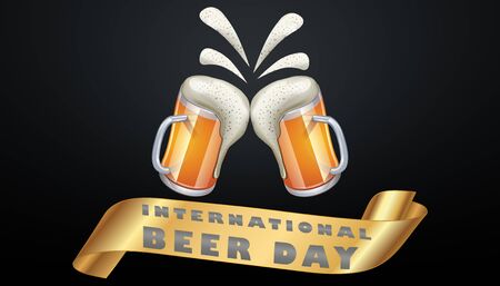 International beer day holiday concept.の写真素材