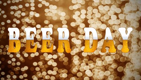 International beer day holiday concept.の写真素材