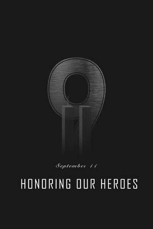 Patriot Day. Twin towers on a dark background and date 9.11 in detail