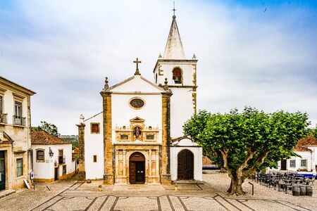 Santa Maria Church in Obidos, Portugal