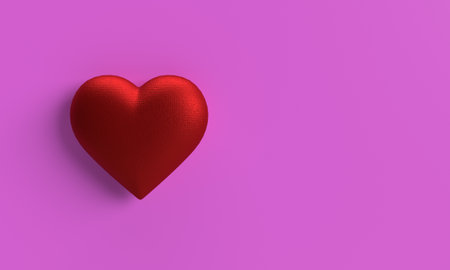 red pink orange color love heart shape background wallpaper copy space symbol decoration ornament...