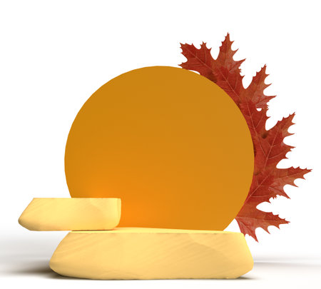 Stone rock podium stage stand showcase display product natural platform empty mockup blank decoration summer spring season time scene fashion advertisement minimal modern abstractの写真素材