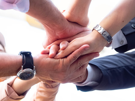 Hand arm part human people person touchhand together community business partnership group corporate...