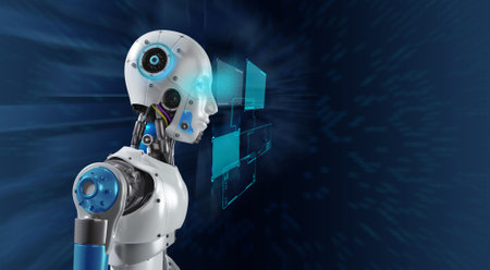 robot, eye, futuristic, technology, ai, cyborg, science, concept, computer, screen, future, digital,...