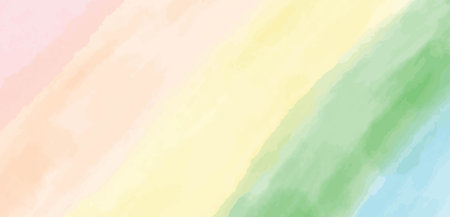 red yellow orange green blue purple violet color pastel gradient abstract wallpaper background decoration spectrum lgbt pride gay lesbian bright rainbow freedom homosexual watercolのイラスト素材