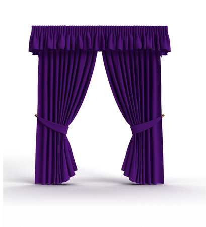 Curtain stage purple violet color waving texture object icon texture design textile abstract velvet symbol happy halloween 31 thristy one day date october month fashion horror curvの写真素材