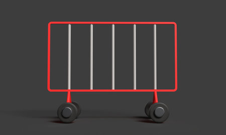 traffic safety road street barrier danger construction warning sign symbol caution transportation boundary cone equipment security barricade traffic safety road street barrier stop protectionの写真素材