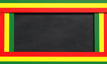 Banner black color silhouette dark background texture empty mockup empty black history month usa us united state america january february month national red yellow orange green color peace black historyの写真素材
