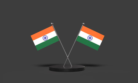 India Republic day country national flag object twin two object 26 date day january month...